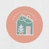 "Holiday Streets" - Custom Stickers in Spice Drops by Charter Oaks Creative - In Use