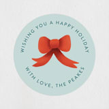 "Bark! The Herald Angel Sing" - Custom Stickers in Sky Blue by Ana Peake - In Use