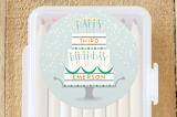 "Piece of Cake" - Custom Stickers in Forest by Lacie Cunningham - Front