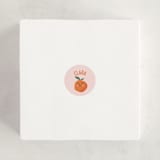 "Orange you glad" - Custom Stickers in Blush by Karidy Walker - In Use