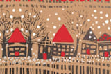"Snowy Village" - Custom Stickers in Firetruck by Deborah Velasquez - In Use