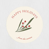 "Merry Mistletoe 3" - Custom Stickers in Greenery by On Friday We - In Use