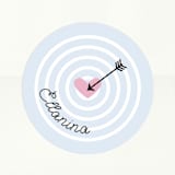 "Circle Maze" - Custom Stickers in Aqua by Ro Pacifico - In Use