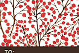 "winter berries" - Custom Stickers in Berry by Yaling Hou Suzuki - In Use