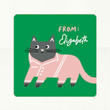 "Cat's Pajamas" - Custom Stickers in Emerald by Genna Blackburn - In Use
