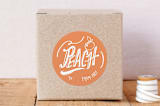 "Peach" - Custom Stickers in Peach by KirstenEva - Front