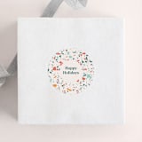 "Christmas Terrazzo 2" - Custom Stickers in Forest Shades by Claire Iglesias - Front