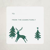 "Holiday Folk Pattern" - Custom Stickers in Spruce by Pace Creative Design Studio - Front