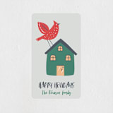 "Bird, house and tree" - Custom Stickers in Pine by Tatjana Koraksic - In Use