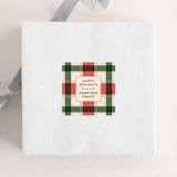 "Pub Plaid" - Custom Stickers in Classic by Erin L. Wilson - Front