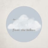 "Starry Lullaby Sky" - Custom Stickers in Sky by Rebecca Durflinger - Front