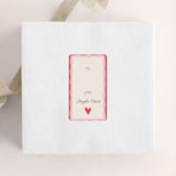 "A Little Love" - Custom Stickers in Heart by Tina Faselli - Front