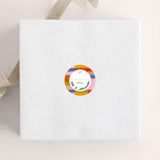 "COLOURFUL KILIM" - Custom Stickers in Sunrise by Dominique Vari - Front