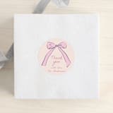 "Pastel Bow" - Custom Stickers in Sweets by Cass Loh - Front