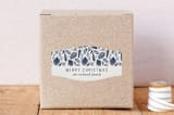 "Navy Pine" - Custom Stickers in Navy by Beth Schneider - Front