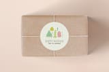 "Festive Forest" - Custom Stickers in Cool Grey by Kiersten Garner - Front