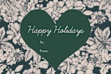 "Holiday Flowers" - Custom Stickers in Dark Turquoise by Susanna Nousiainen - In Use