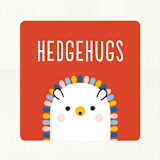 "Rainbow Hedgehog" - Custom Stickers in Crimson by Genna Blackburn - In Use