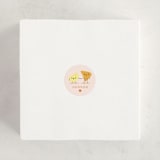 "Friend-chip" - Custom Stickers in Grapefruit by Hudson meet Rose - In Use