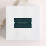 "Outlined Forest 1" - Custom Stickers in Dark Teal by Iveta Angelova - Front