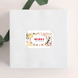 "Christmas Confetti" - Custom Stickers in Santa by Vivian Yiwing - Front