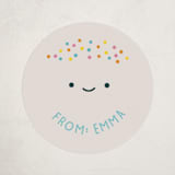 "Coolest" - Custom Stickers in Bluebell by Annie Holmquist - Front