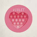 "Poppin' Valentines" - Custom Stickers in Cherry by Jamie Alexander - Front