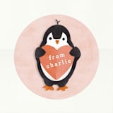 "Waddle You Say" - Custom Stickers in Blush by Snow and Ivy - In Use