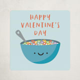 "Cereal & Milk" - Custom Stickers in Sky by Annie Holmquist - Front