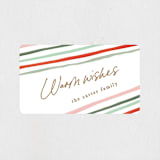 "Festive Lines" - Custom Stickers in Candy Cane by Creo Study - In Use