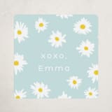 "Daisy" - Custom Stickers in Mint by Yaling Hou Suzuki - Front