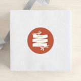 "Good Tidings" - Custom Stickers in Charcoal by Kiley Bennett - Front