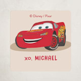 "Pixar's Race Car Wish" - Custom Stickers in Firetruck by Creo Study - Front