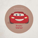 "Disney and Pixar's Lightning McQueen and Friends" - Custom Stickers in Light Cocoa by tinaleeart - Front