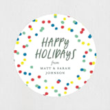 "Sledding Scene" - Custom Stickers in Mint by Meggy Masters - In Use