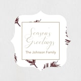 "Winter Gift Wrap Collection #12" - Custom Stickers in Cocoa by Catherine Beattie - In Use