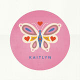 "Heart Flutter" - Custom Stickers in Rose by Kristen Smith - In Use