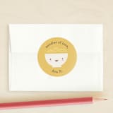 "noodles" - Custom Stickers in Citrus by Jessica Yeo - Front