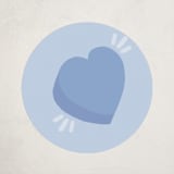 "Kind Heart" - Custom Stickers in Chartreuse by Marabou Design - Front