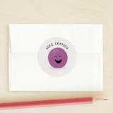 "Mazing Grape" - Custom Stickers in Grape by Dawn Pope - Front