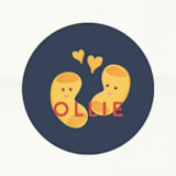 "So Cheesy" - Custom Stickers in Navy by Charter Oaks Creative - In Use