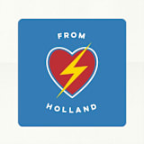 "Super Friend" - Custom Stickers in Aqua by Lehan Veenker - In Use
