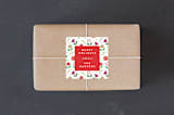 "Holiday Bloom" - Custom Stickers in Christmastime by Erica Krystek - Front