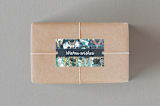"Winter colourful sweater" - Custom Stickers in Navy by Oana Prints - Front