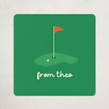 "tee-rific" - Custom Stickers in Emerald by Ellen Schlegelmilch - Front