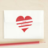 "Racing heart" - Custom Stickers in Tomato by Creo Study - Front
