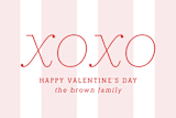 "XOXO" - Custom Stickers in Ruby Red by Lauren Chism - In Use