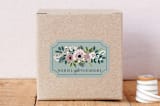 "Bouquet Of Florals" - Custom Stickers in Moss by Chris Griffith - Front