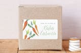 "Carrot Kitchen" - Custom Stickers in Carrot by Makewells - Front