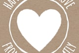 "Handmade with Love" - Custom Stickers in Kraft by Sarah Green - In Use